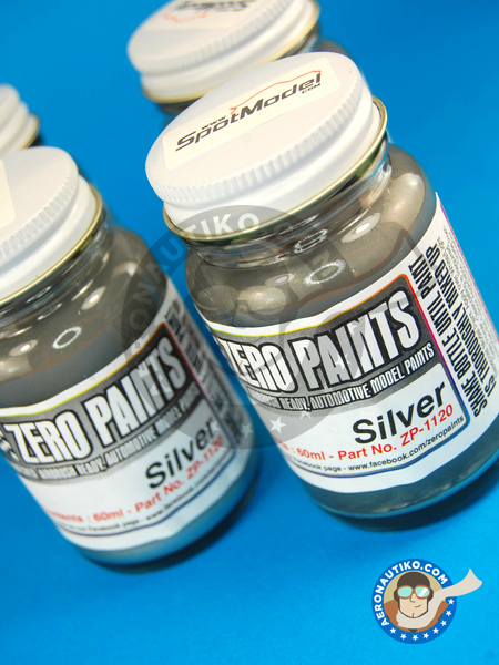 Silver  - 60ml | Paint manufactured by Zero Paints (ref. ZP-1120) image