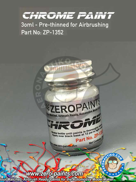 Chrome - 30ml | Paint manufactured by Zero Paints (ref. ZP-1352) image