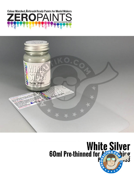 White silver | Paint manufactured by Zero Paints (ref. ZP-1453) image