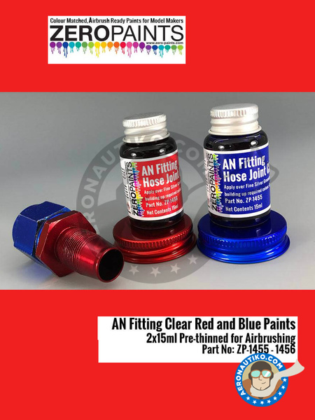 AN fitting clear red | Paint manufactured by Zero Paints (ref. ZP-1456) image
