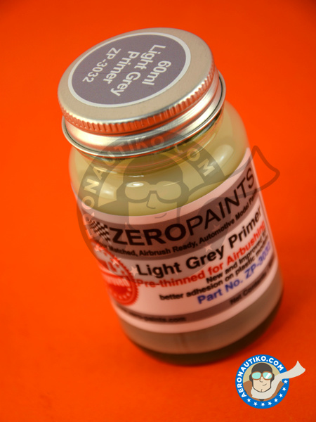 Light Grey Primer - 60ml | Primer manufactured by Zero Paints (ref. ZP-3032) image