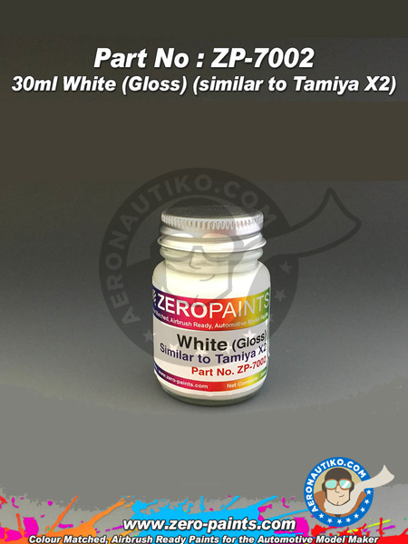 White - Similar to Tamiya X-2 - 30ml | Paint manufactured by Zero Paints (ref. ZP-7002) image