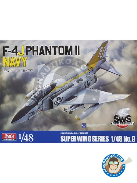 F-4J Phantom Navy | Airplane kit in 1/48 scale manufactured by Zoukei-Mura (ref. SWS48-09) image