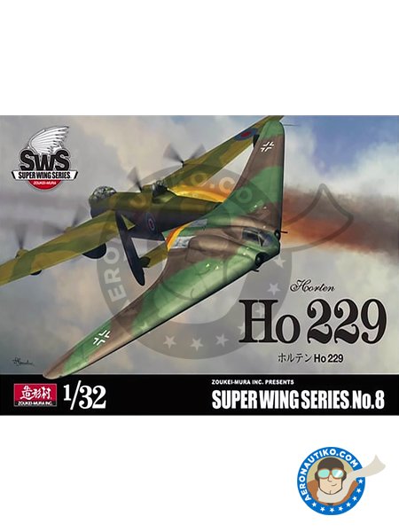 Horten Ho 229 | Airplane kit in 1/32 scale manufactured by Zoukei-Mura (ref. SWSNo.08) image