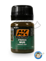 <a href="https://www.aeronautiko.com/product_info.php?products_id=50867">1 &times; AK Interactive: AK Weathering efect product - Fresh mud - for all kits or dioramas</a>