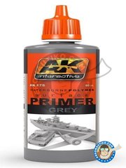 <a href="https://www.aeronautiko.com/product_info.php?products_id=51814">1 &times; AK Interactive: Primer - Primer Grey. 60mL - 60ml jar - for all kits</a>