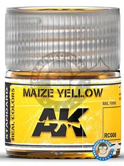<a href="https://www.aeronautiko.com/product_info.php?products_id=51527">1 &times; AK Interactive: Real color - Maize yellow. RAL 1006. 10ml - for all kits</a>