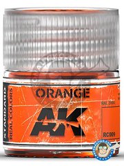 <a href="https://www.aeronautiko.com/product_info.php?products_id=51526">1 &times; AK Interactive: Real color - Naranja. RAL 2004. 10ml - para todos los kits</a>