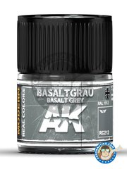 <a href="https://www.aeronautiko.com/product_info.php?products_id=51488">8 &times; AK Interactive: Real color - Gris basalto. RAL 7012. Basalt grey. Basaltgrau. - para todos los kits</a>