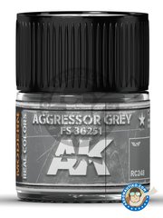 <a href="https://www.aeronautiko.com/product_info.php?products_id=51517">1 &times; AK Interactive: Real color - Aggressor grey FS 36251. 10ml - for all kits</a>