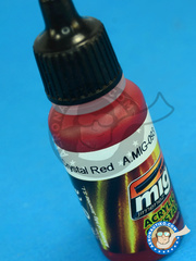 AMMO of Mig Jimenez: Acrylic paint - Crystal Red - 17ml image