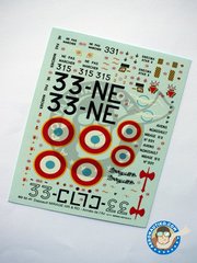 <a href="https://www.aeronautiko.com/product_info.php?products_id=50740">1 &times; Berna Decals: Marking / livery 1/32 scale - Dassault Mirage IIIR - Strasbourg-Entzheim 1973  (FR0) - Arme de l'Air - water slide decals and placement instructions - for all kits</a>