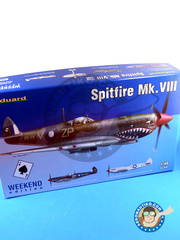 Eduard: Maqueta de avión escala 1/48 - Supermarine Spitfire Mk. VIII - RAF (GB5); Gozo, Summer 1943 (US5) - kit de plástico image
