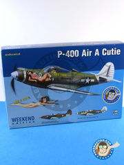 Eduard: Airplane kit 1/48 scale - Bell P-400 Airacobra - 14th AF (US7); USAF (US7) - plastic model kit image