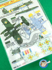 Kora Models: Decoración escala 1/72 - Arado Ar 196 A-3 - calcas de agua e instrucciones de colocación - para todos los kits image
