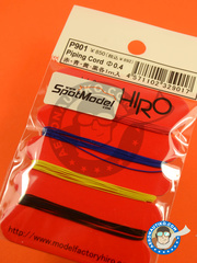 <a href="https://www.aeronautiko.com/product_info.php?products_id=1814">1 &times; Model Factory Hiro: Wire - Piping cord 0.4 mm - Red, blue, yellow and black - 1 meter long - 4 units</a>