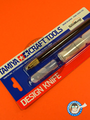 <a href="https://www.aeronautiko.com/product_info.php?products_id=20677">1 &times; Tamiya: Herramientas - Cutter Design knife craft tools</a>