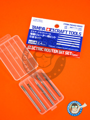 Tamiya: Tools - Electric router bit set - metal parts - 5 units image