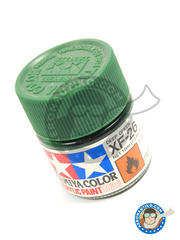 <a href="https://www.aeronautiko.com/product_info.php?products_id=12234">1 &times; Tamiya: Pintura acrlica - Color Verde profundo XF-26 Deep green - para todos los kits</a>