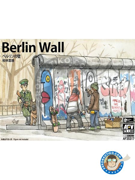Berlin Wall | Wall in 1/35 scale manufactured by AFV Club (ref. AF35317) image