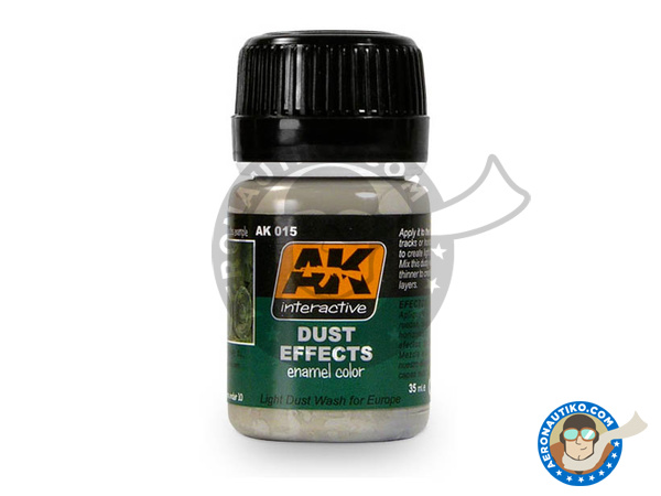 Image 1: Dust effects. 35ml | AK Weathering efect product manufactured by AK Interactive (ref. AK-015)