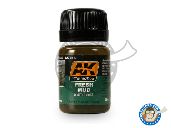 Image 1: Fresh mud | AK Weathering efect product manufactured by AK Interactive (ref. AK-016)