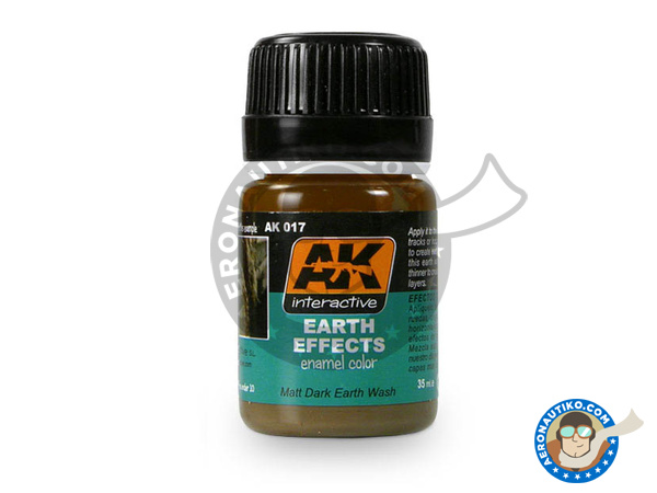 Image 1: Dark Earth | AK Weathering efect product manufactured by AK Interactive (ref. AK-017)