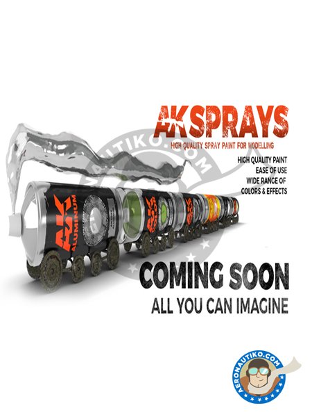 Fine Metal Primer | New June 2018 | Spray manufactured by AK Interactive (ref. AK-1016) image