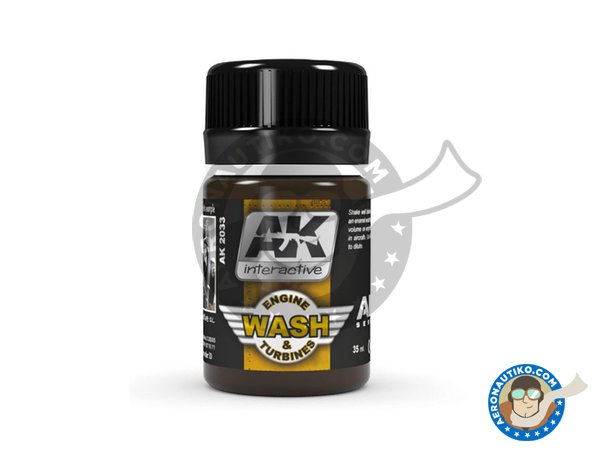 Image 2: Aircraft Engine Effects Weathering Set | Air Series | Efecto AK Weathering fabricado por AK Interactive (ref. AK-2000)