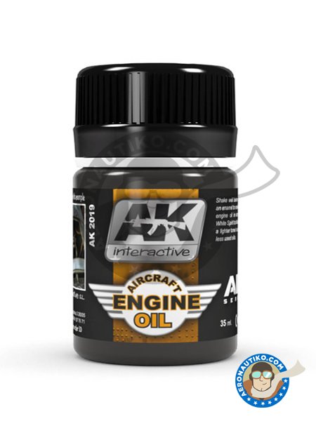 Aircraft Engine Oil | Air Series | AK Weathering efect product manufactured by AK Interactive (ref. AK-2019) image