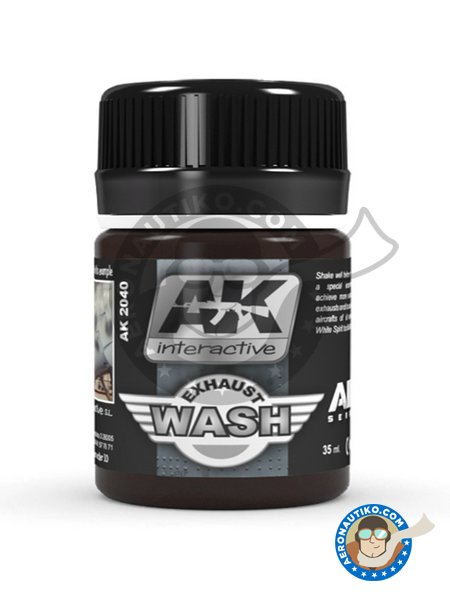 Exhaust wash. | Air Series manufactured by AK Interactive (ref. AK-2040) image
