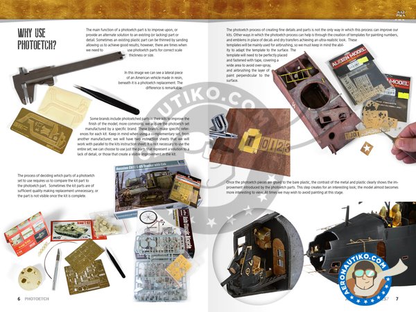 Image 1: Photoetched Parts. Learning Series 07 | Fotograbados | Novedad 2018 | Libro fabricado por AK Interactive (ref. AK-245)