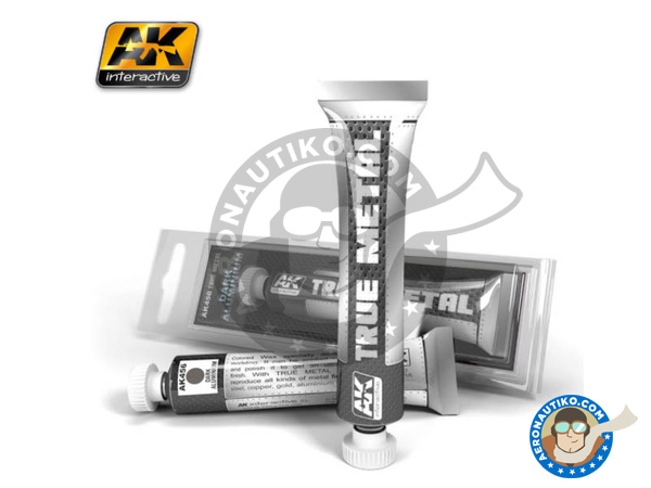 Image 1: Dark Aluminium | AK True Metal product manufactured by AK Interactive (ref. AK-456)
