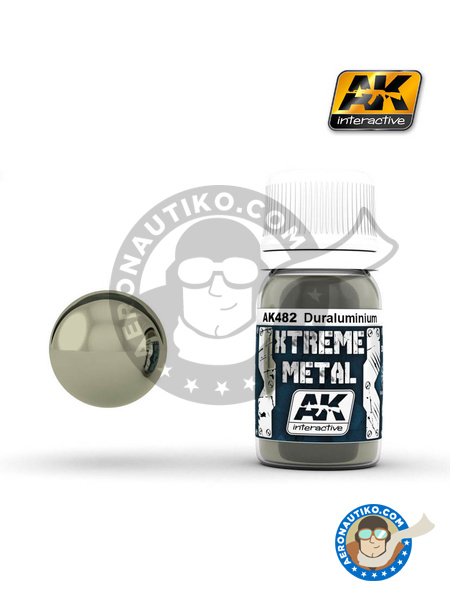 Duraluminium | Xtreme metal paint manufactured by AK Interactive (ref. AK-482) image