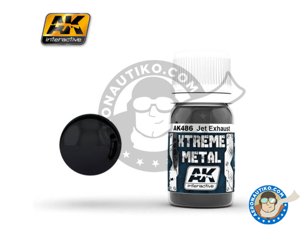 Image 1: Jet exhaust | Xtreme metal paint manufactured by AK Interactive (ref. AK-486)