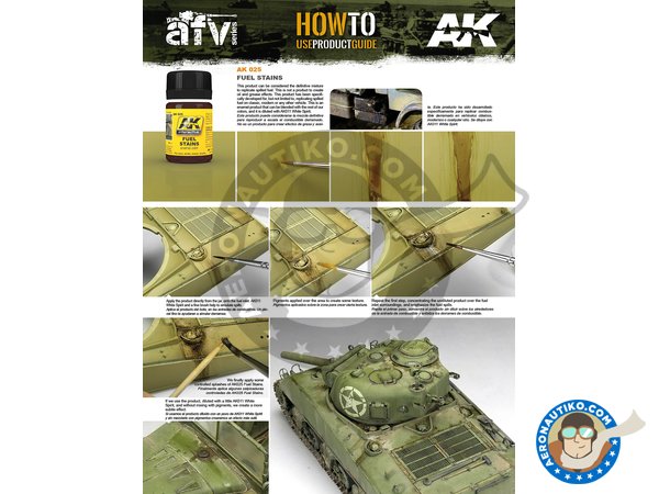 Image 1: Fuel Stains | Paint manufactured by AK Interactive (ref. AK025)