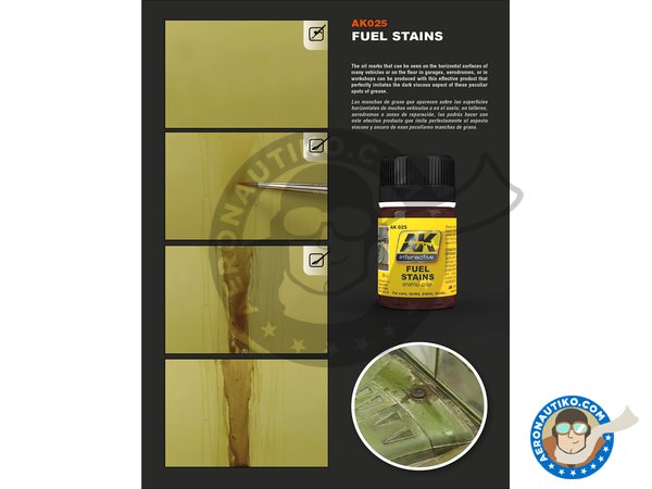 Image 2: Fuel Stains | Paint manufactured by AK Interactive (ref. AK025)