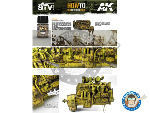 Image 2: Engine Grime color. | Paint manufactured by AK Interactive (ref. AK082)