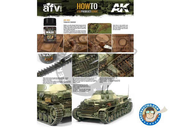 Image 1: Track Wash | Paint manufactured by AK Interactive (ref. AK083)