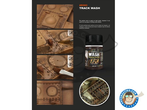 Image 2: Track Wash | Paint manufactured by AK Interactive (ref. AK083)
