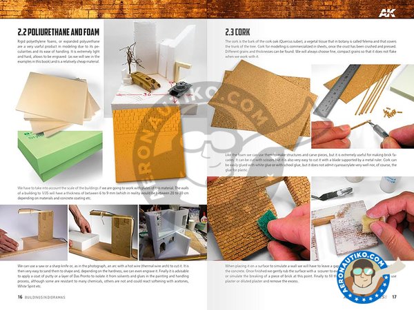 Image 1: Como hacer edificios en dioramas | Libro fabricado por AK Interactive (ref. AK257)