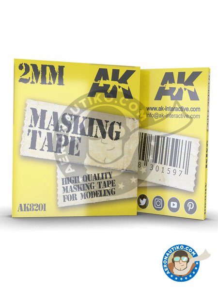 Masking tape 2mm | Masks manufactured by AK Interactive (ref. AK8201) image