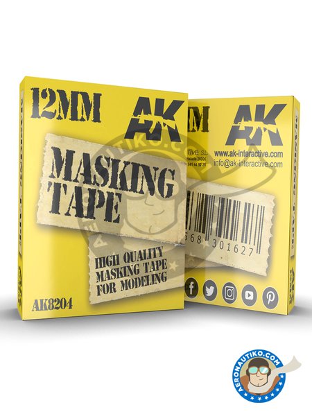 Masking tape 12mm | Masks manufactured by AK Interactive (ref. AK8204) image