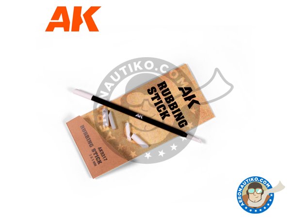 Image 1: RUBBING STICK 3-5 mm. | Tools manufactured by AK Interactive (ref. AK9317)