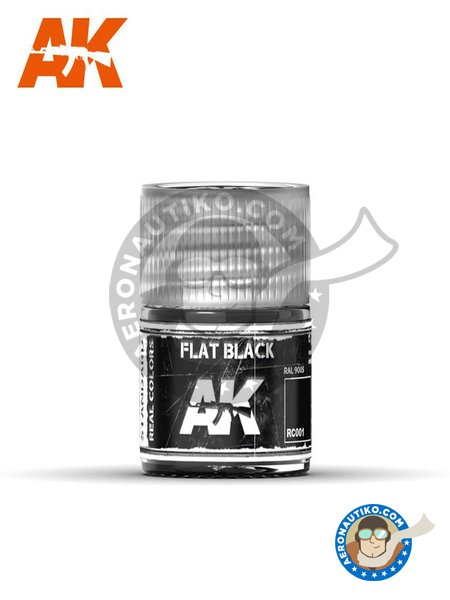 Color Flat Black Ral 9005 | Real color manufactured by AK Interactive (ref. RC001) image