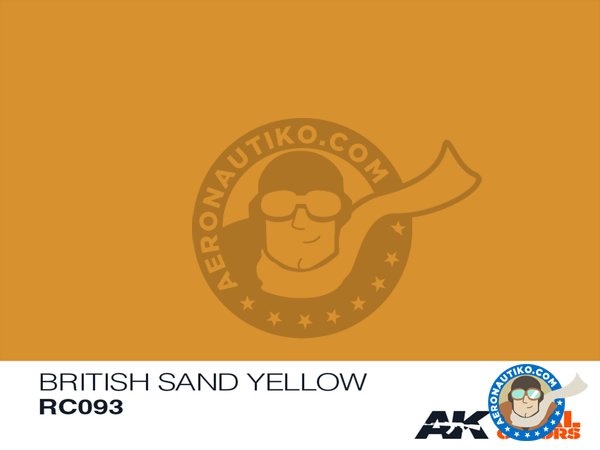 Image 1: Color Arena amarillo inglés . | Real color fabricado por AK Interactive (ref. RC093)