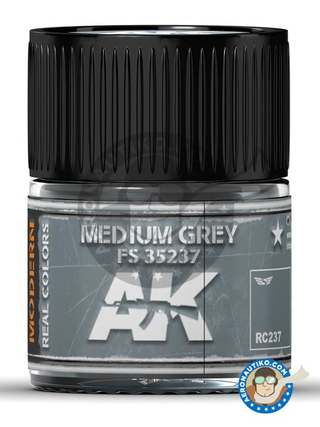 Medium grey FS 35237. 10ml | Real color manufactured by AK Interactive (ref. RC237) image