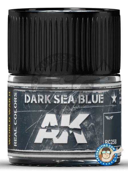 Dark Sea Blue color | Real color manufactured by AK Interactive (ref. RC258) image