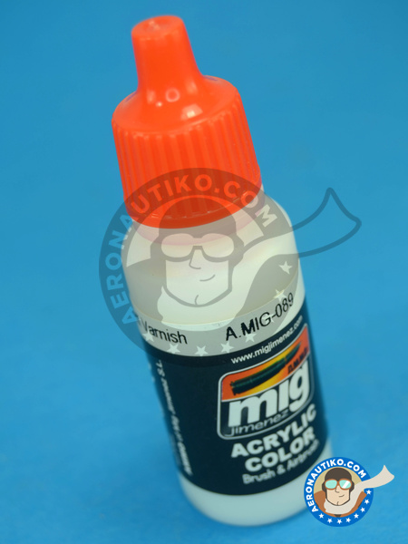 Matt Varnish - 17ml | Clearcoat manufactured by AMMO of Mig Jimenez (ref. A.MIG-0089) image