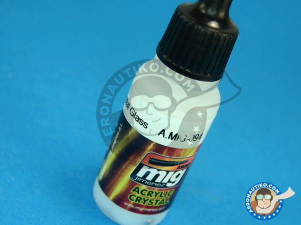 Image 1: Crystal Glass - 17ml | Acrylic paint manufactured by AMMO of Mig Jimenez (ref. A.MIG-0094)